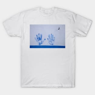 Blue Handprints T-Shirt